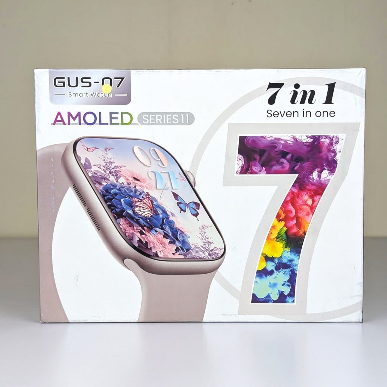 GUS-07 Series 11 AMOLED Smartwatch (7-in-1 Combo)