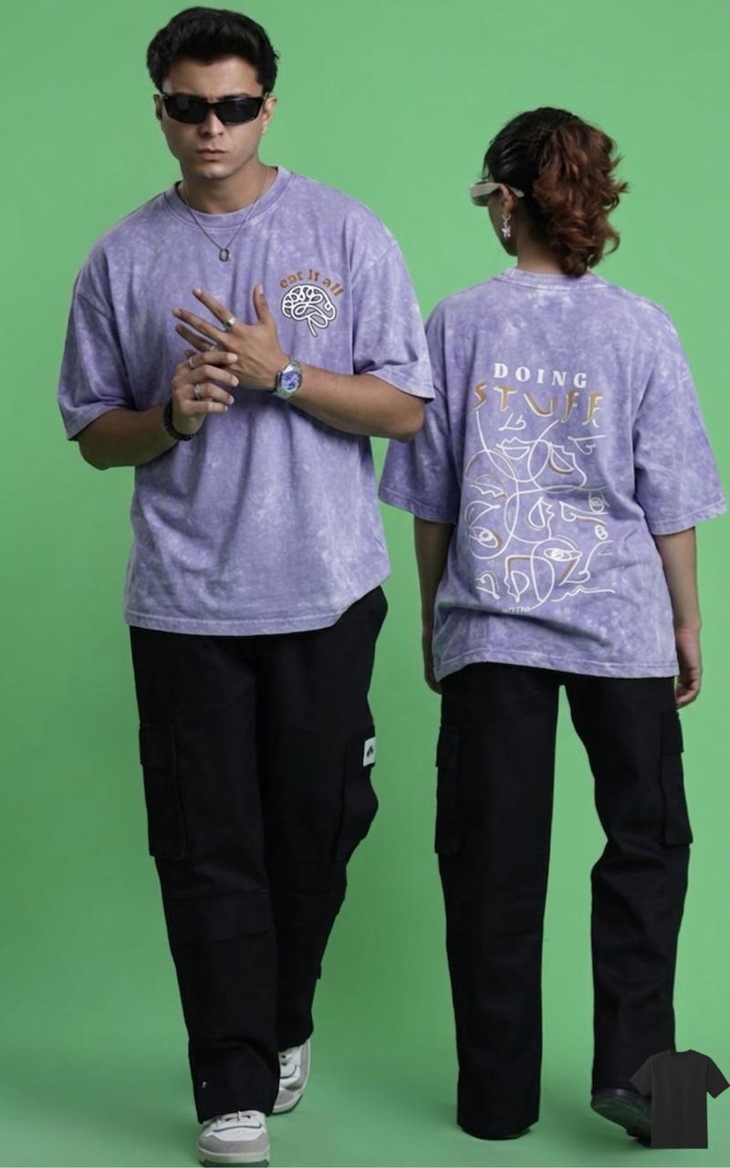 Premium Acid Wash Drop Shoulder T-Shirt - Heavyweight 240+ GSM