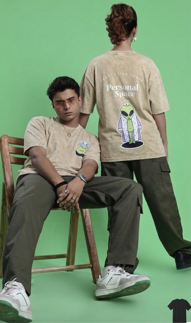 Premium Acid Wash Drop Shoulder T-Shirt - Heavyweight 240+ GSM