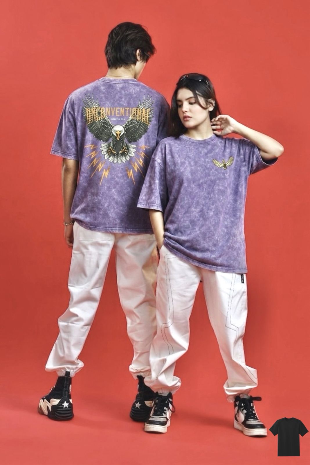 Premium Acid Wash Drop Shoulder T-Shirt - Heavyweight 240+ GSM
