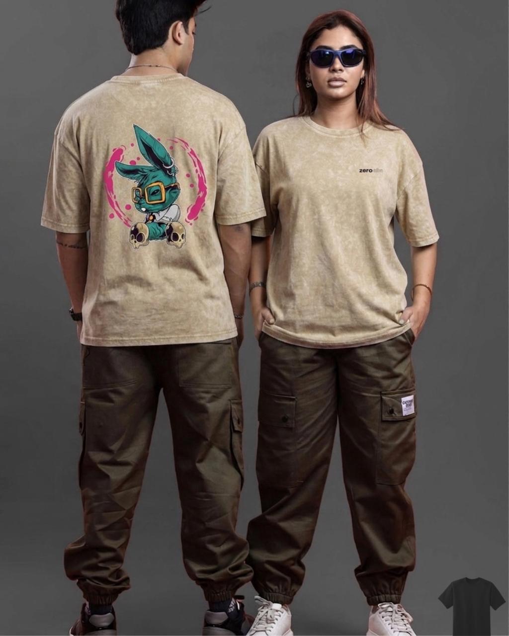 Premium Acid Wash Drop Shoulder T-Shirt - Heavyweight 240+ GSM