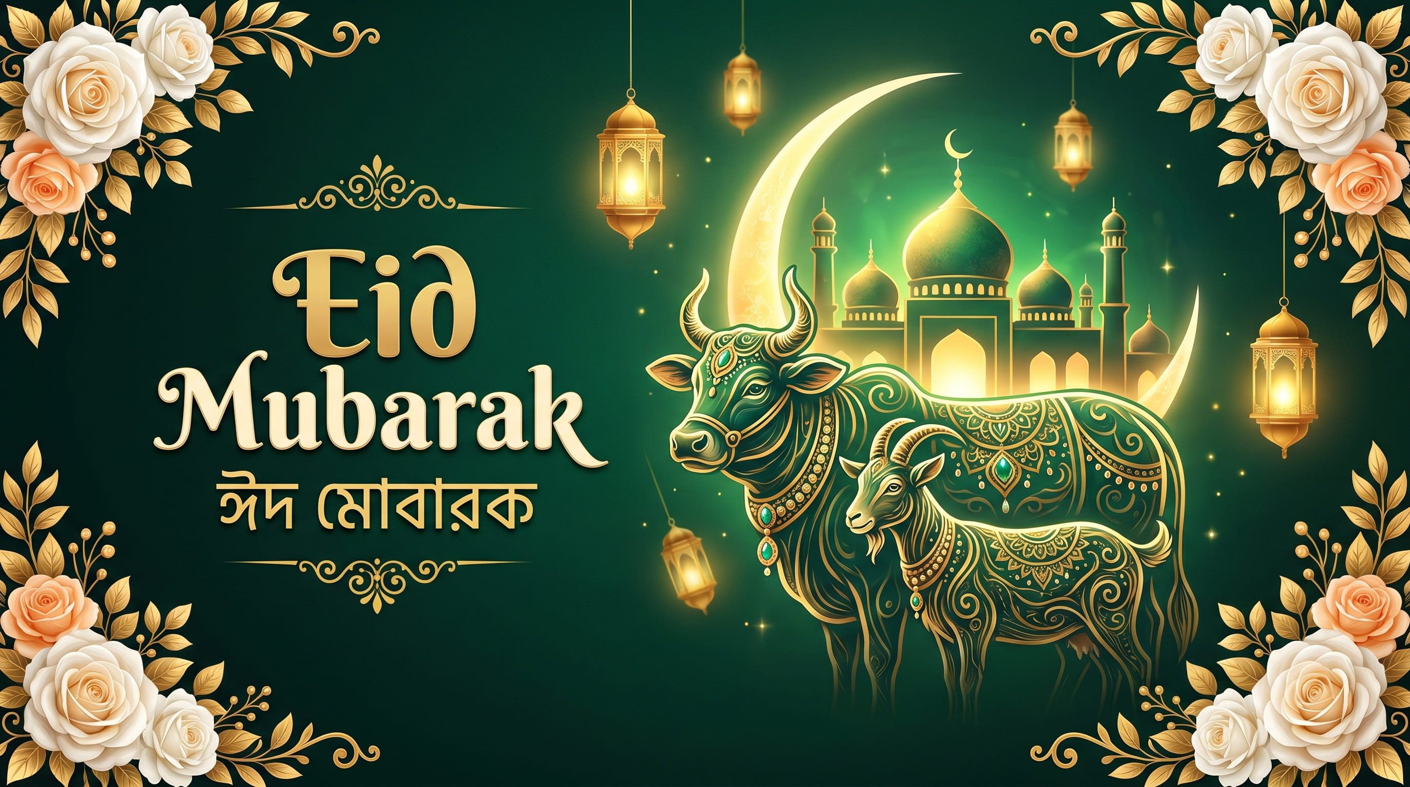 ত্যাগের মহিমায় ঈদ: পবিত্র ঈদুল আজহার শুভেচ্ছা ও ভাবনা