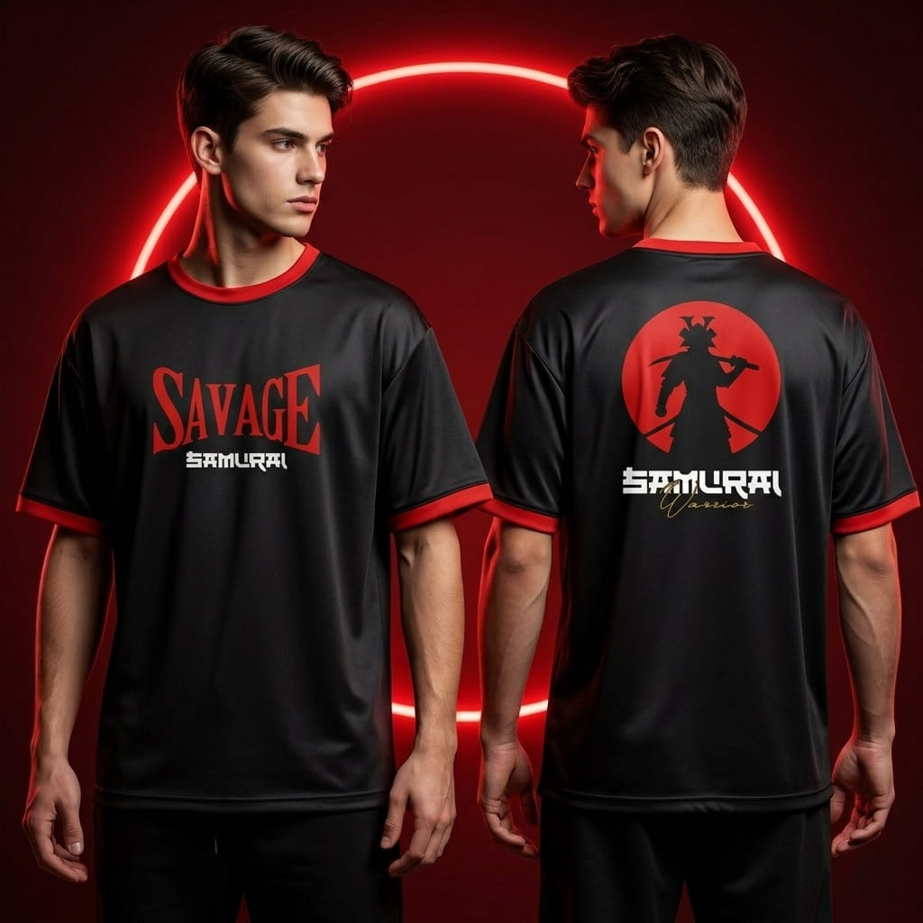 Premium Oversized Drop Shoulder T-shirt - 160 GSM Breathable Mash Fabric