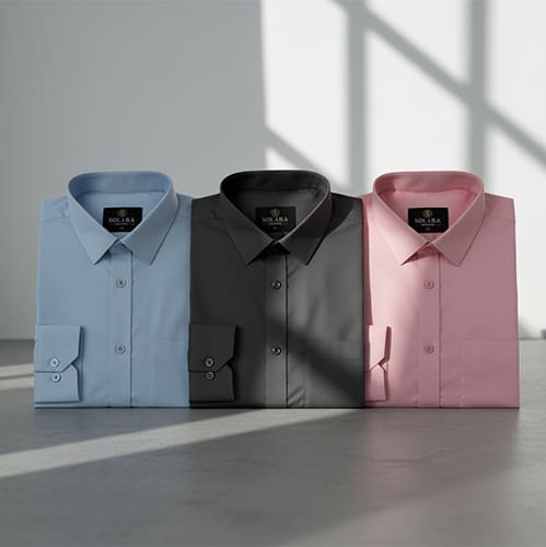 Premium Formal Shirt 3 Pcs Combo - 97% Cotton & 3% Spandex Smart Fit