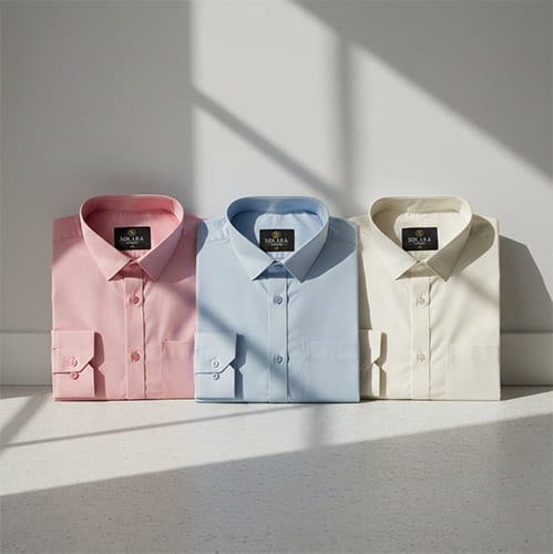 Premium Formal Shirt 3 Pcs Combo - 97% Cotton & 3% Spandex Smart Fit