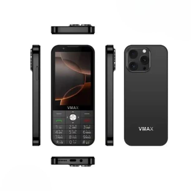 Vmax Note14 4G Android Button Phone - 4GB RAM/64GB ROM, Android 13 & 4000mAh Battery