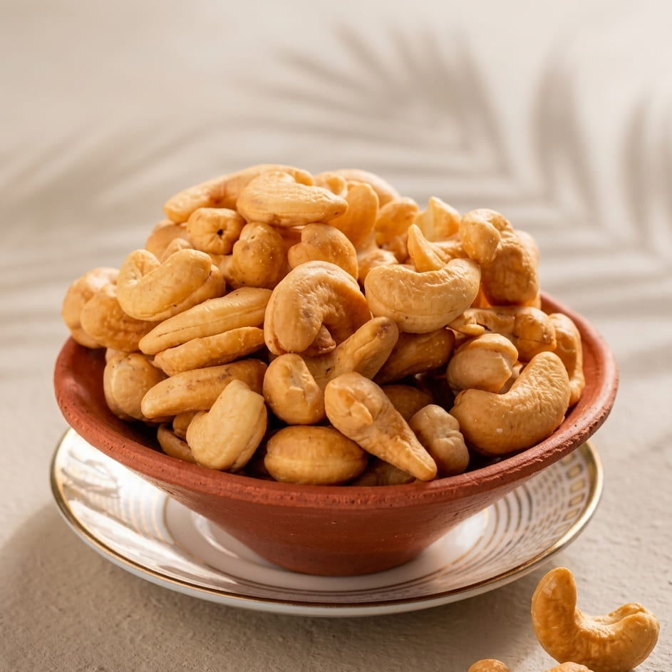 Premium Roasted Cashew Nuts - Fresh, Crunchy & Nutritious