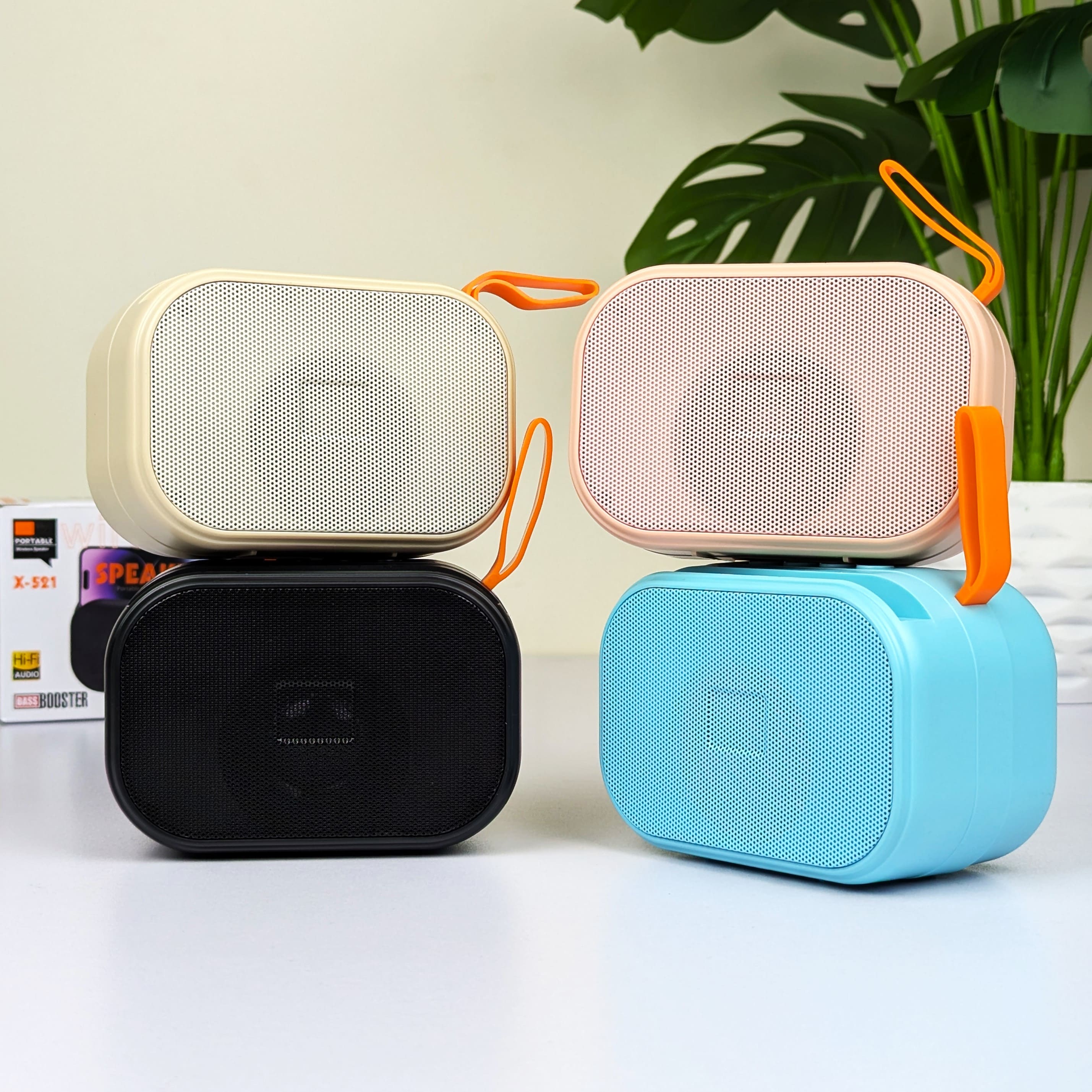 X-521 Hi-Fi Portable Bluetooth Speaker with Extra Bass and 1200mAh Battery