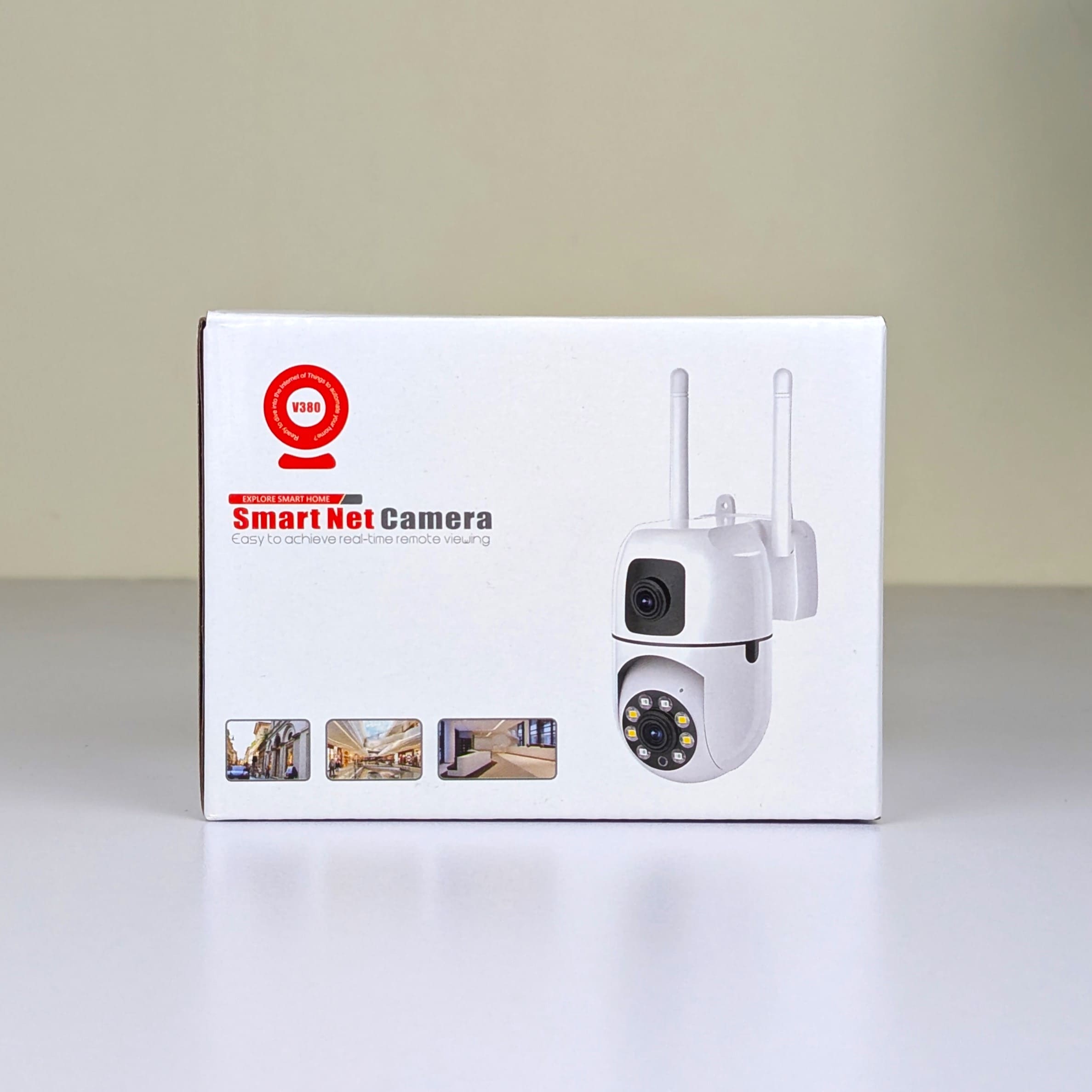 V380 Pro SQ21-L Mini Indoor PTZ Dual Lens WiFi Security Camera 4MP HD