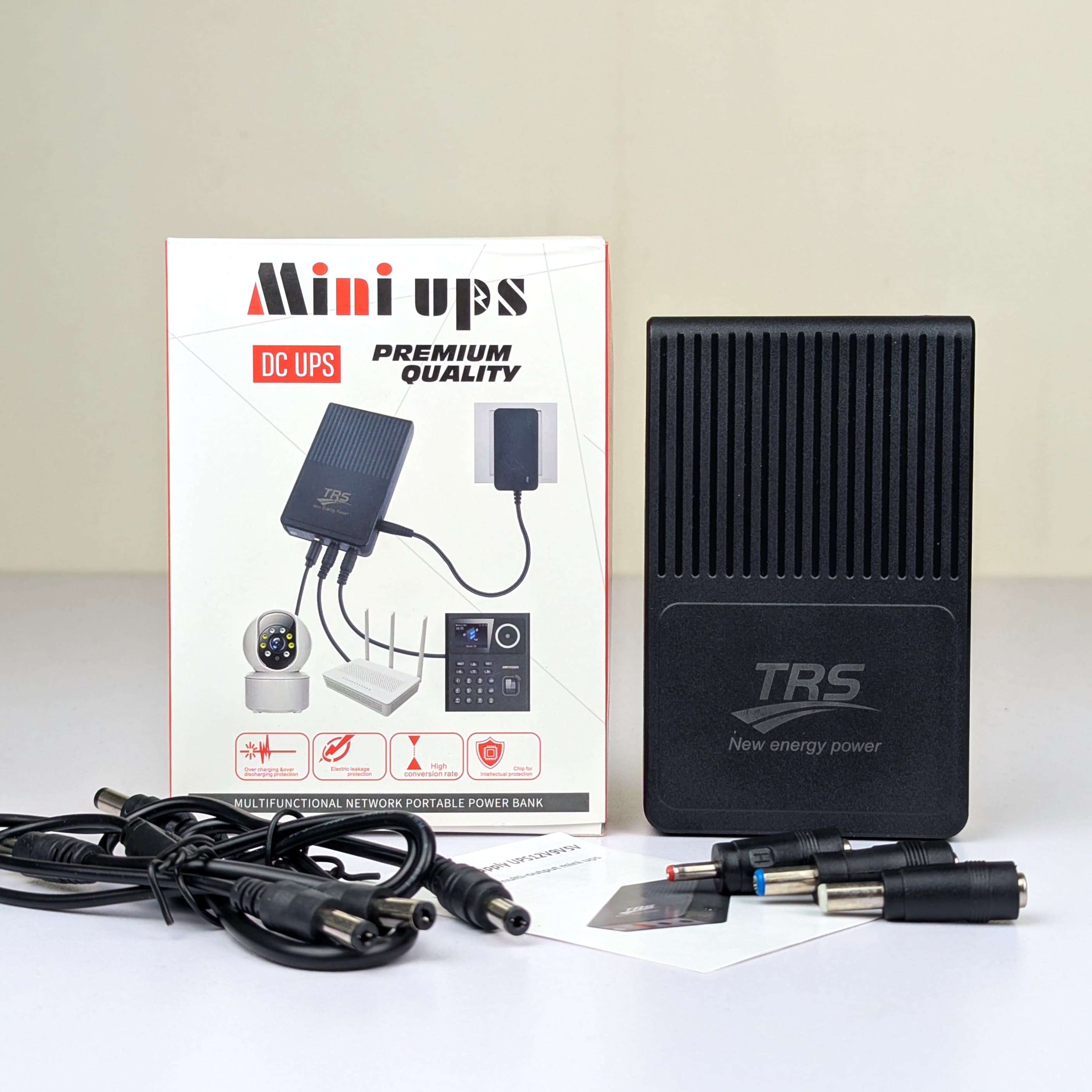 TRS QX-603 Multi Output Mini UPS 8800mAh 5V 9V 12V for Wi-Fi Router