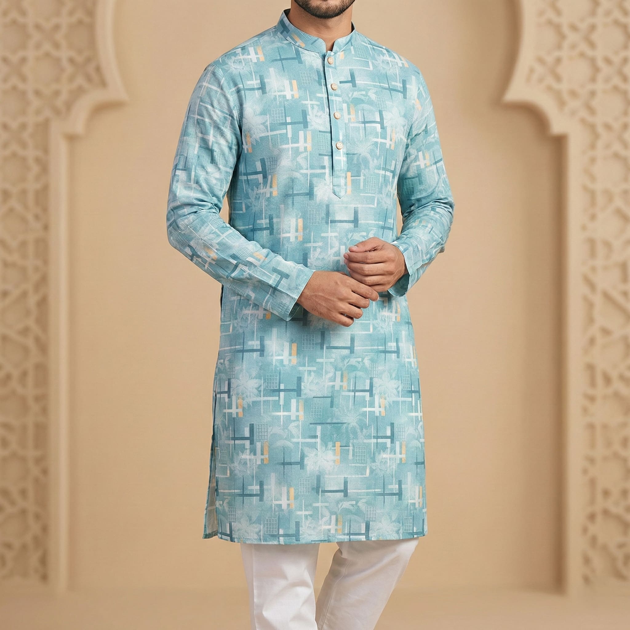 Men's Cotton Luxury Panjabi Premium Quality Regular Fit