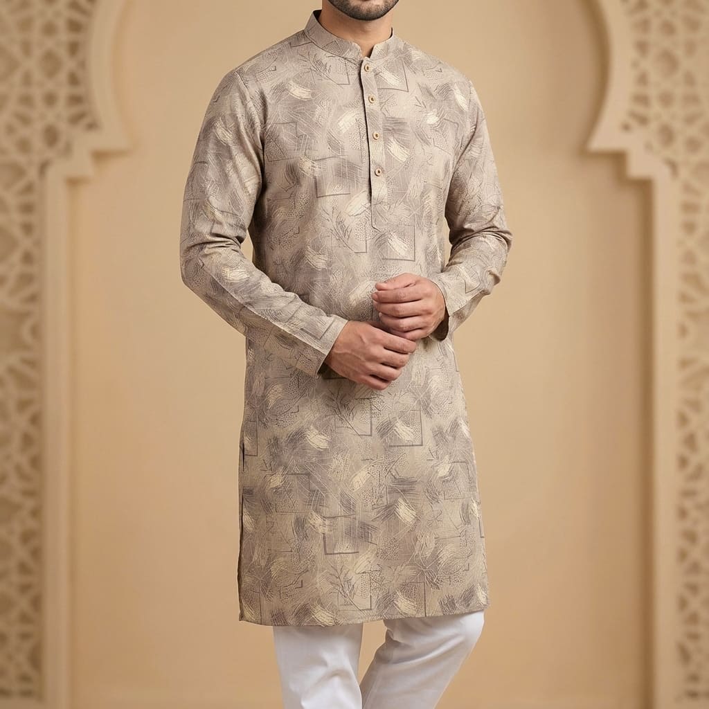 Men's Cotton Luxury Panjabi Premium Quality Regular Fit