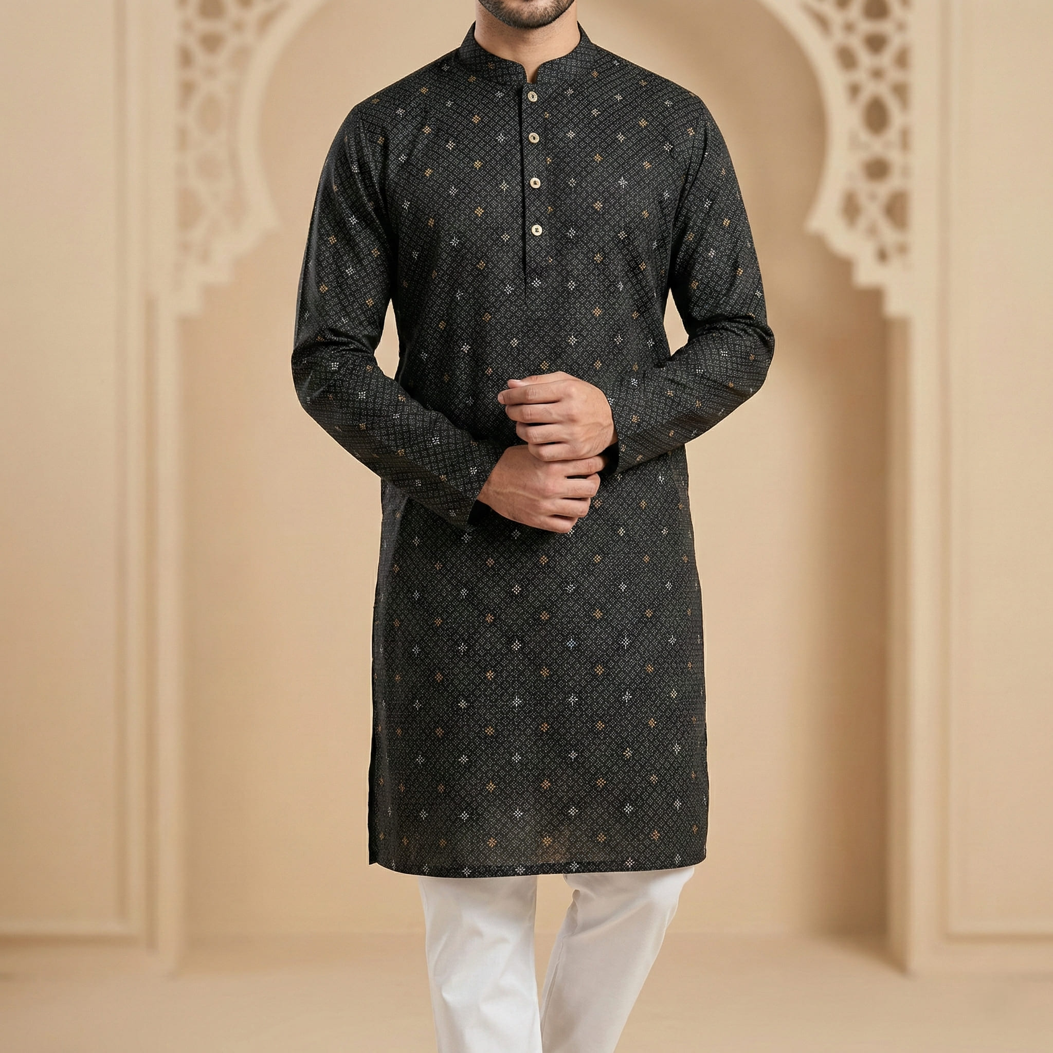 Men's Cotton Luxury Panjabi Premium Quality Regular Fit