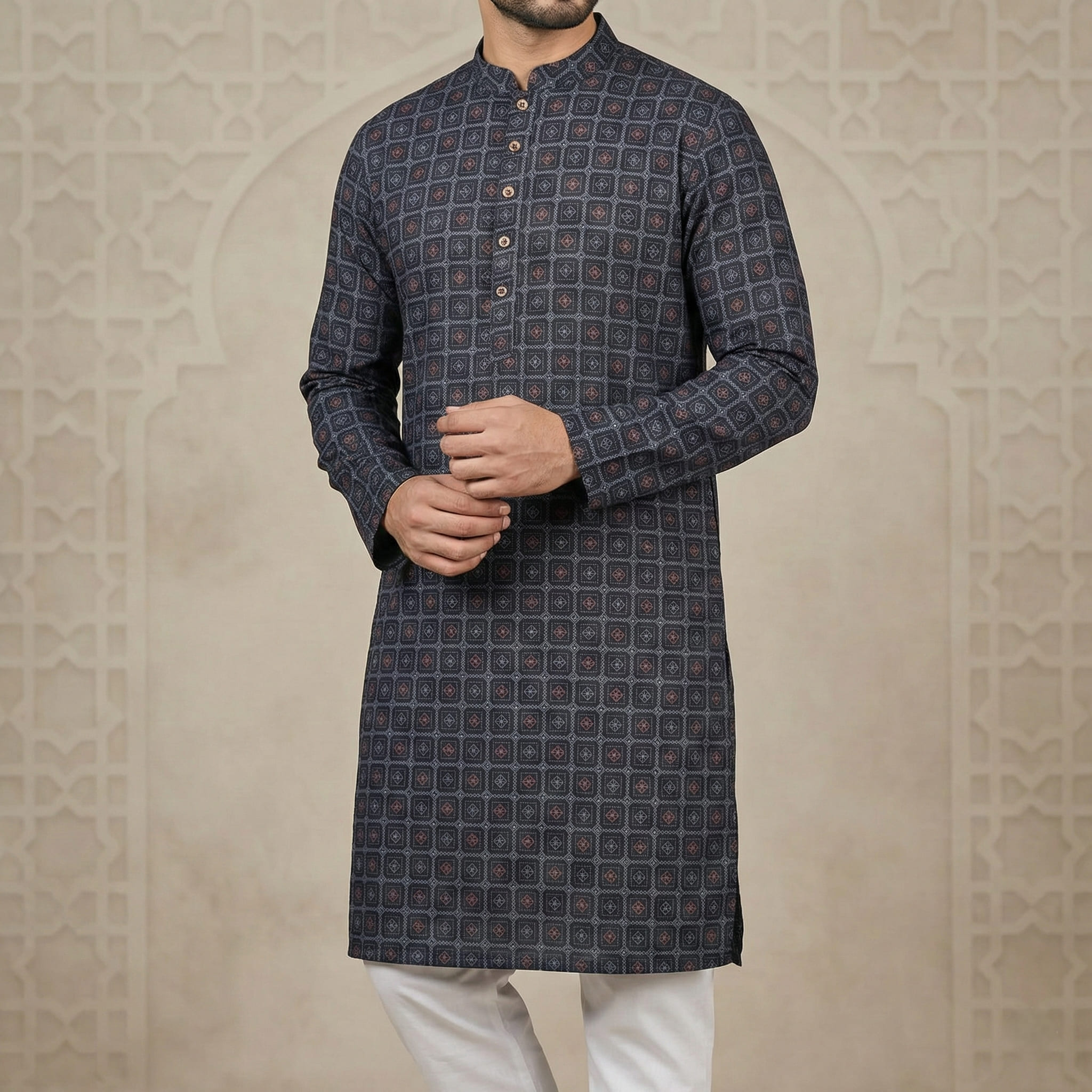 Men's Cotton Luxury Panjabi Premium Quality Regular Fit