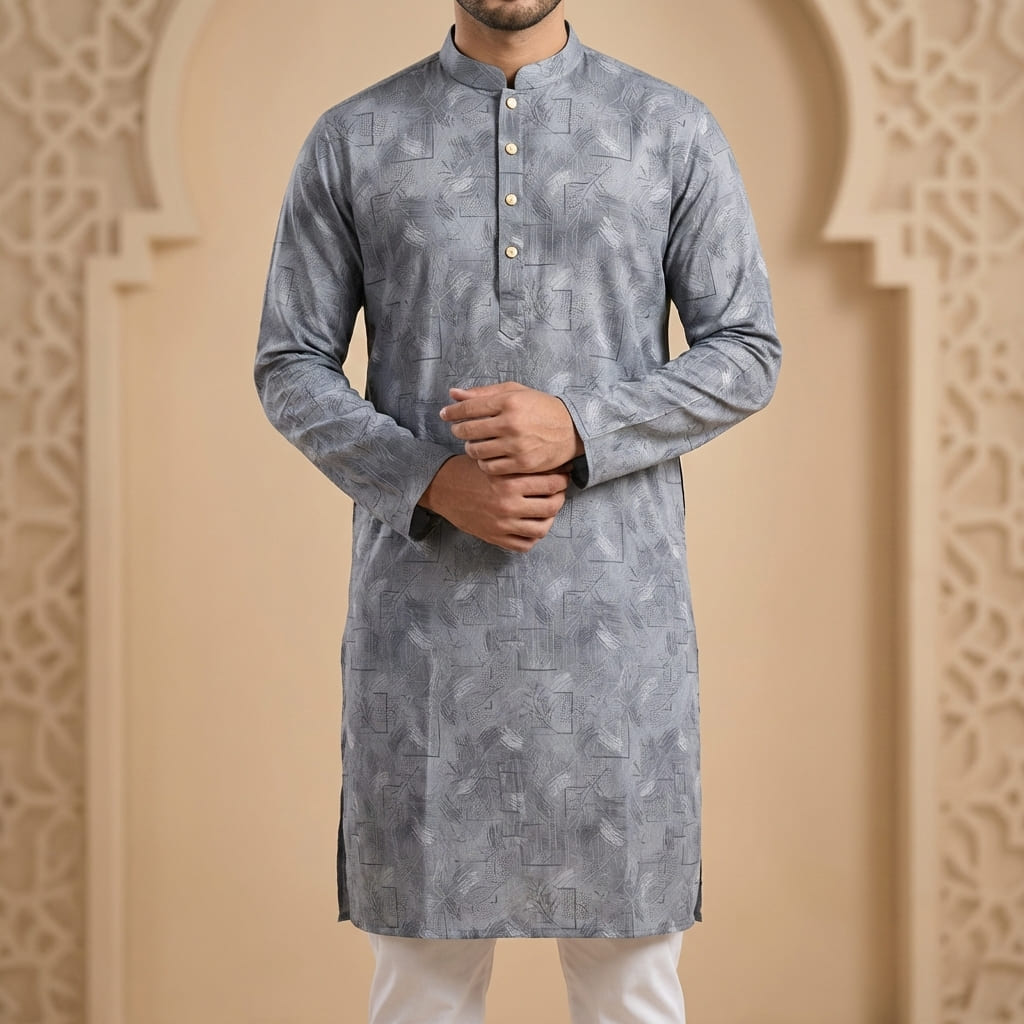 Men's Cotton Luxury Panjabi Premium Quality Regular Fit