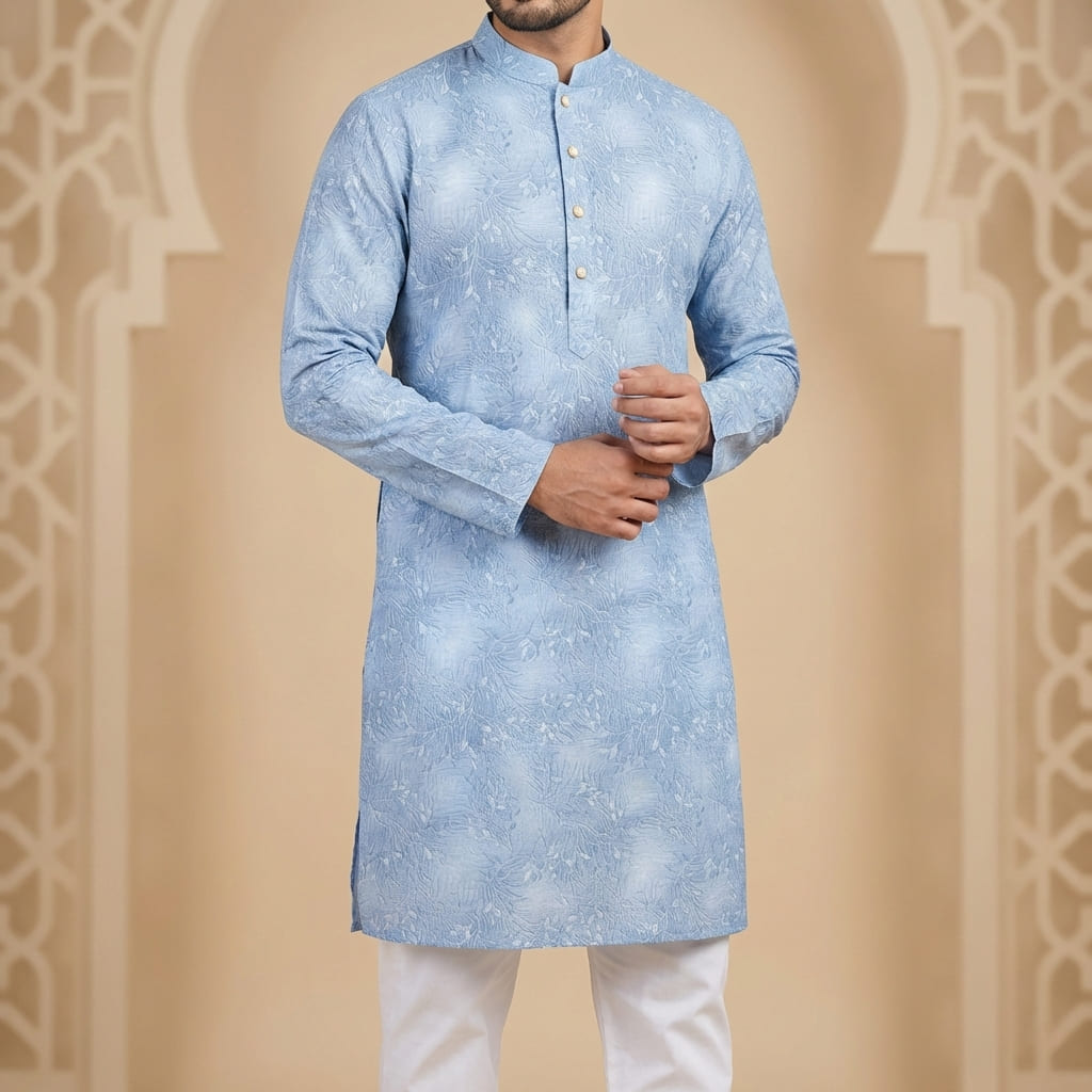 Men's Cotton Luxury Panjabi Premium Quality Regular Fit