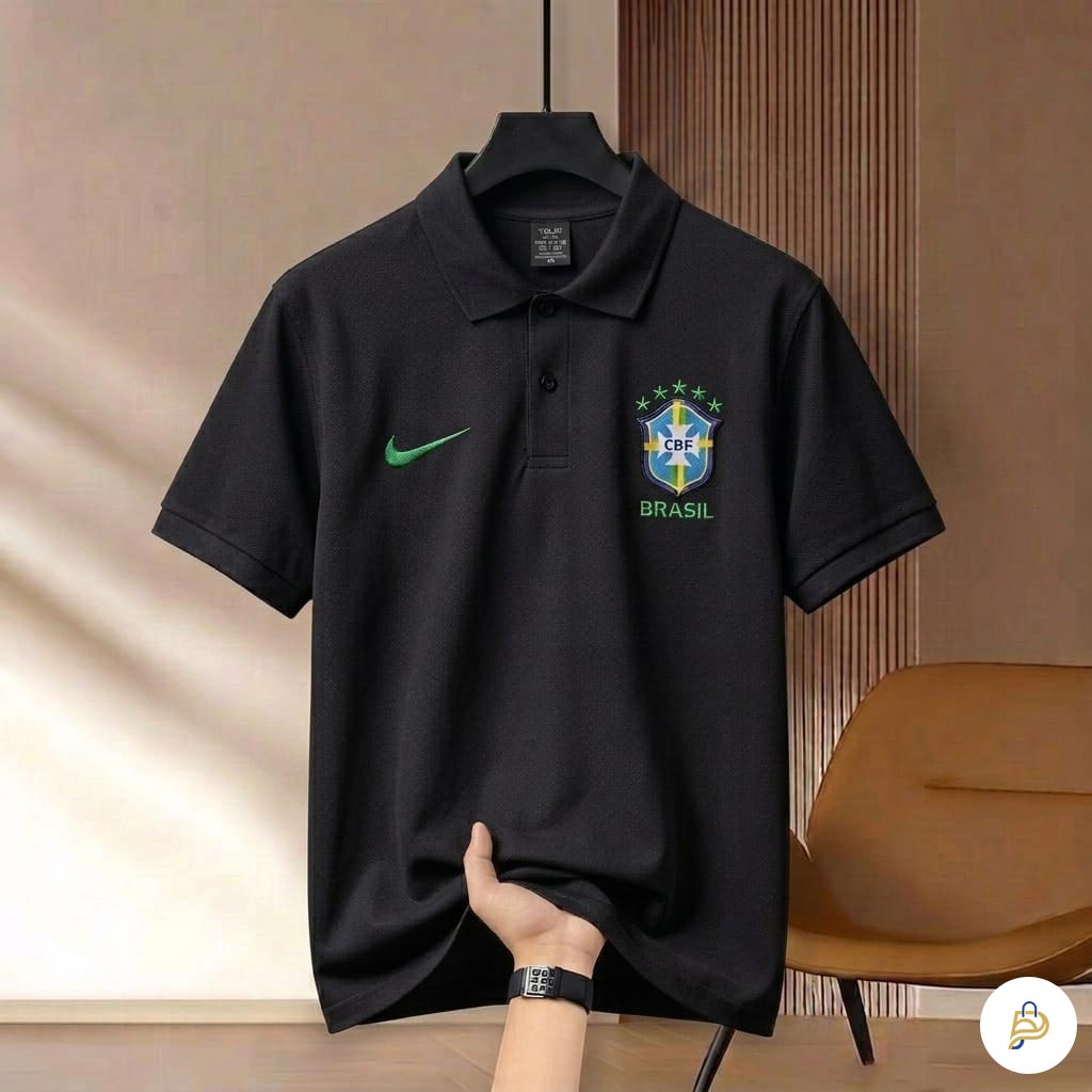 Premium Embroidery World Cup Polo Shirt 210 GSM China Cotton Fabric