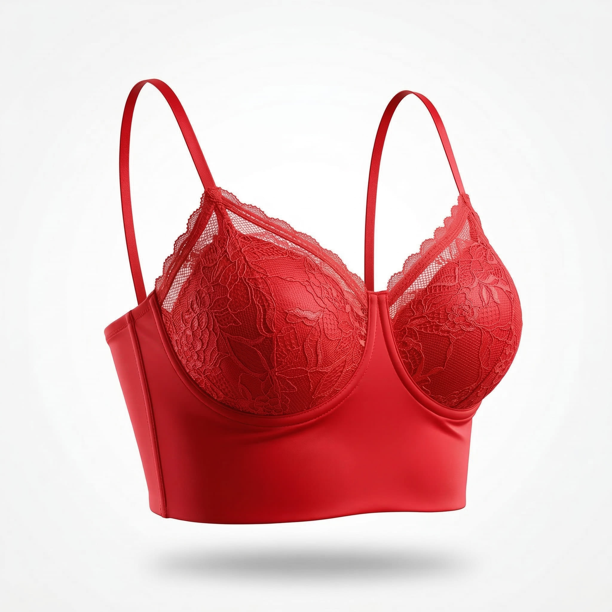 Premium Quality Floral Lace Bralette Crop Top for Women