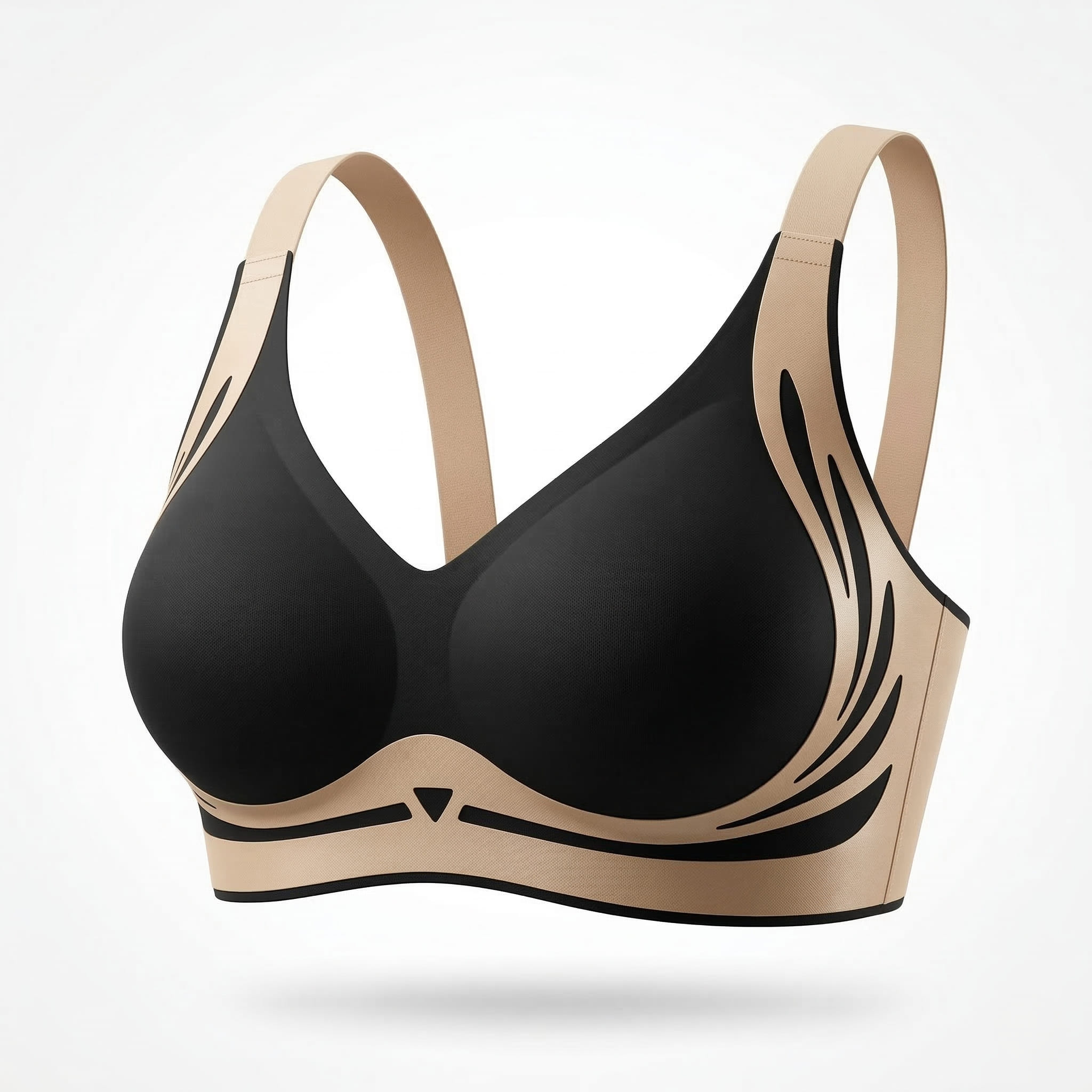 Imported Premium Soft Stretch Push-Up Sports Bra