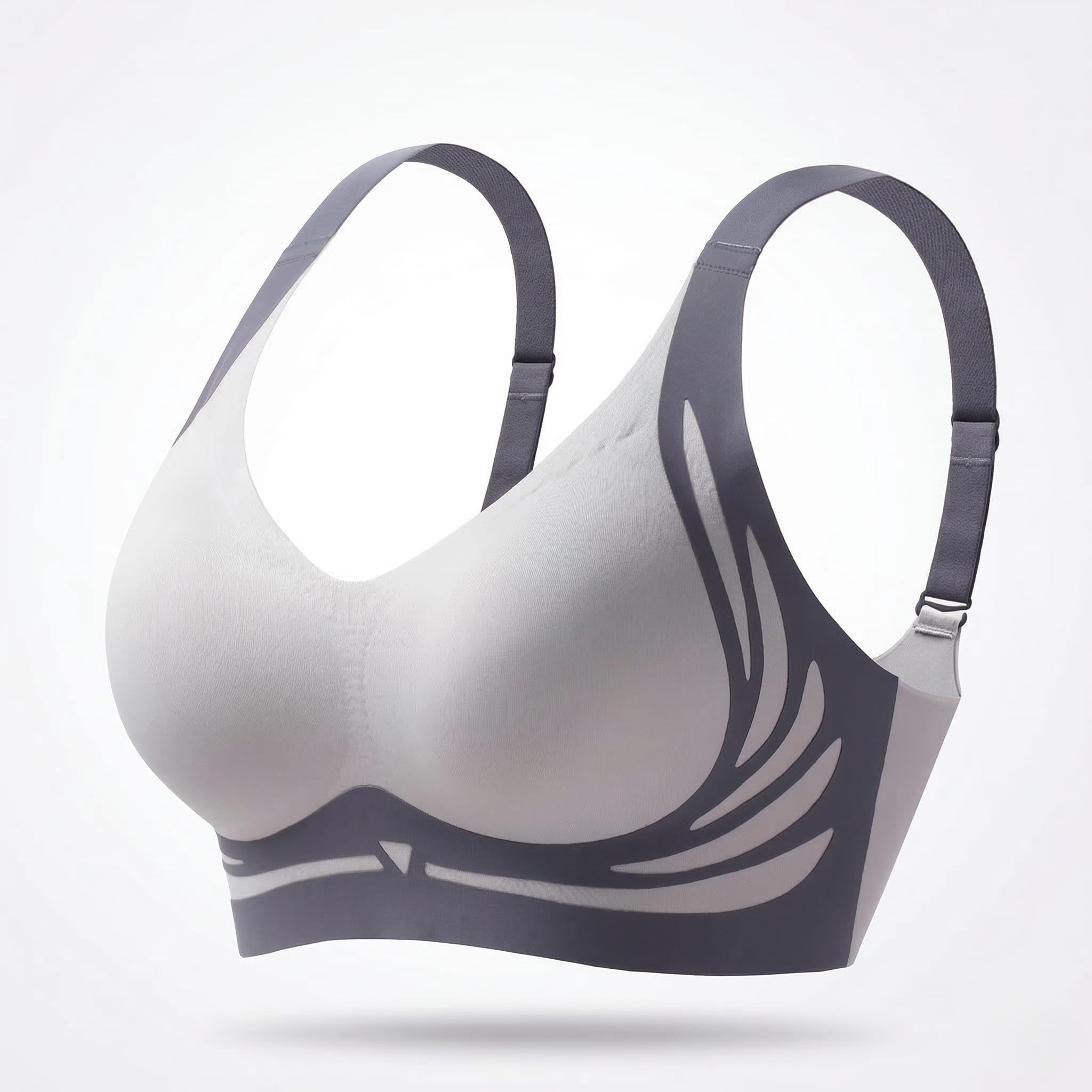 Imported Premium Soft Stretch Push-Up Sports Bra