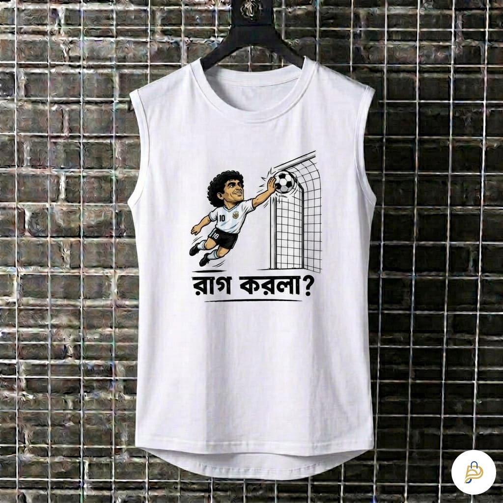 World Cup Troll Cotton Tank Top for Men