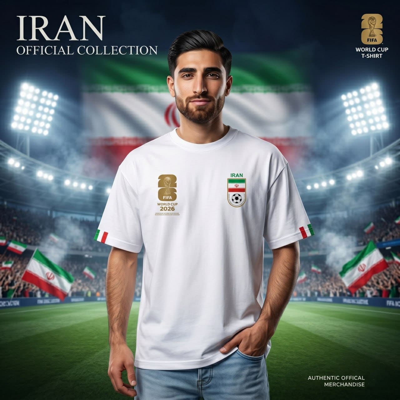 Premium Iran Fan Edition Drop Shoulder T-Shirt