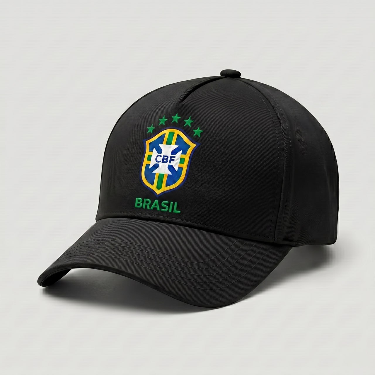 Premium Black Brazil National Team Supporter Cap