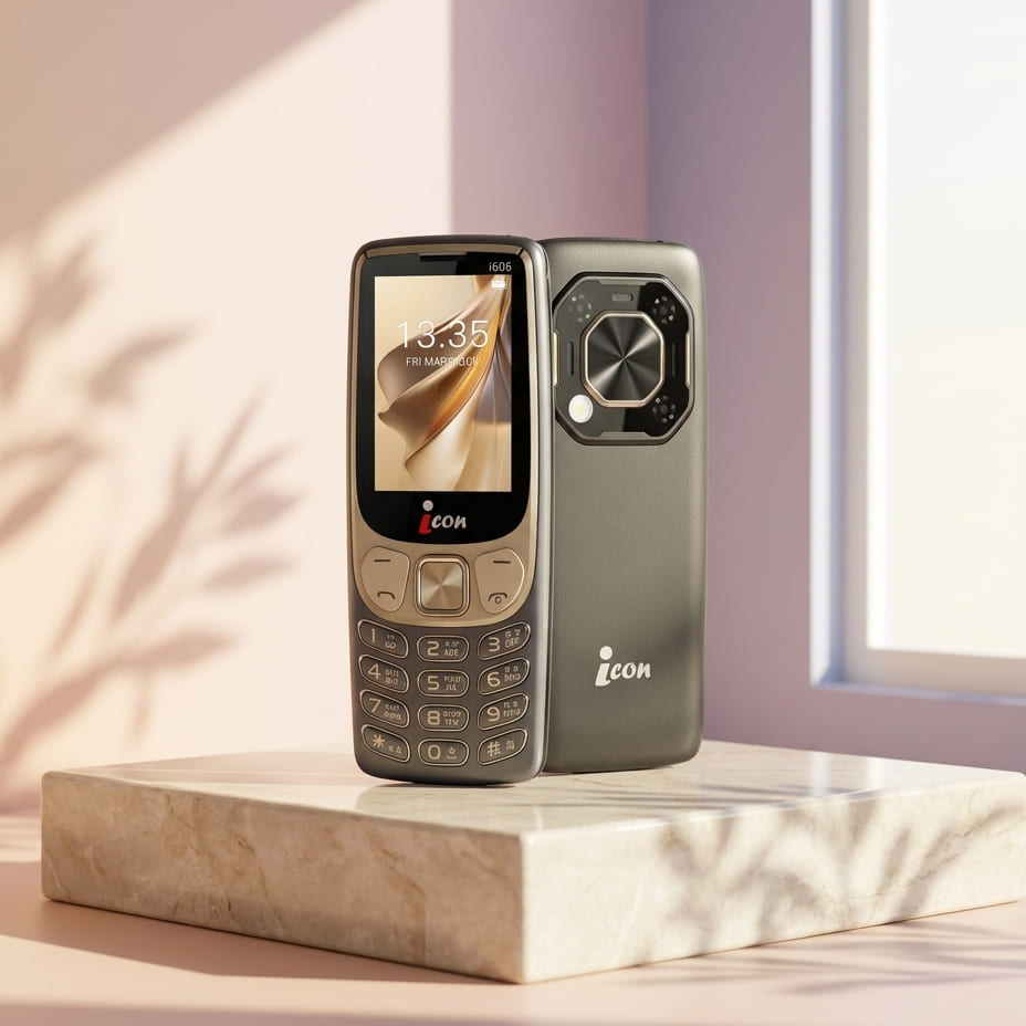Icon i606 Candy Premium Feature Phone With 2500mAh Battery