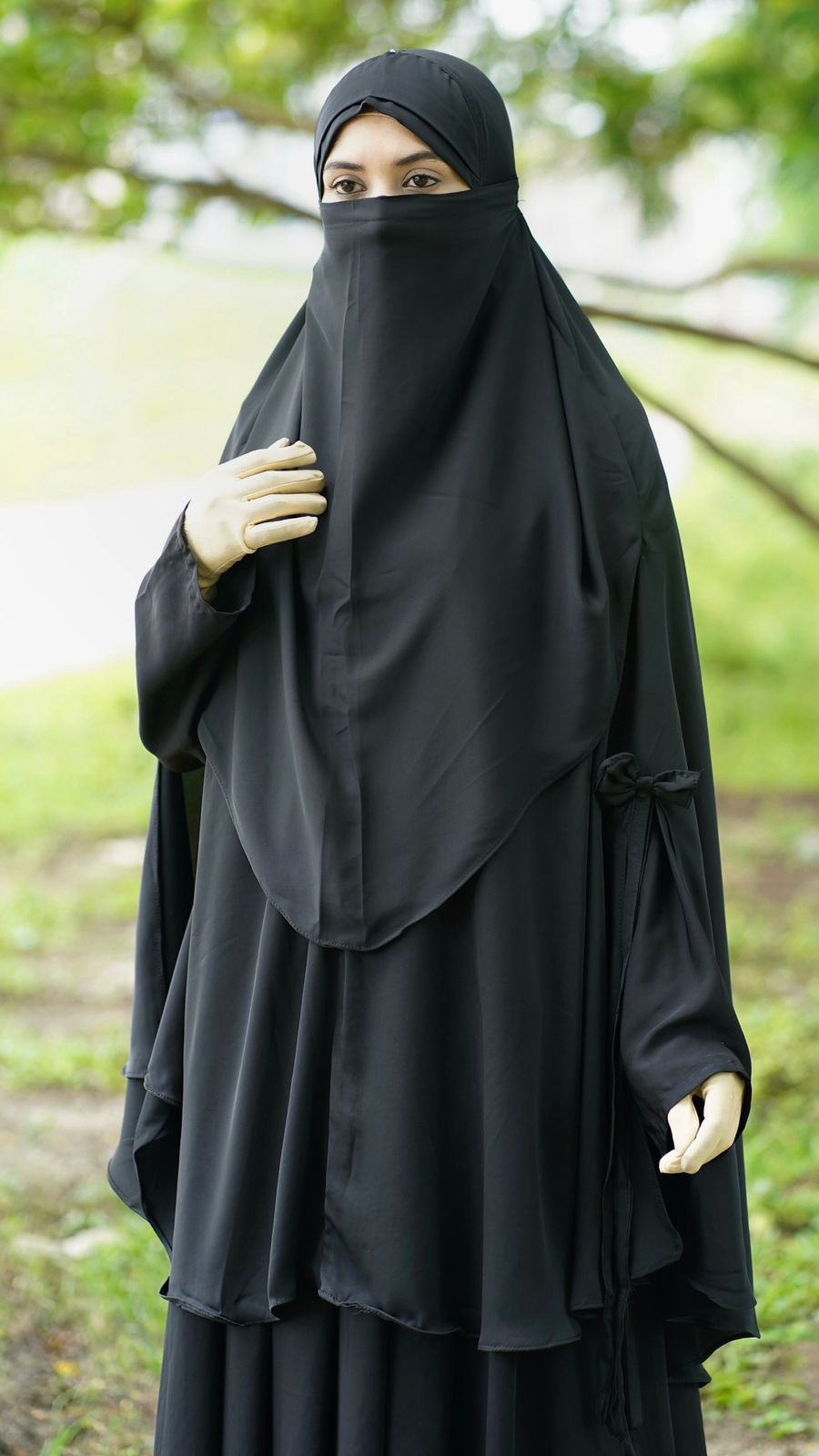 Premium Readymade Dubai Cherry Khimar Hijab for Women