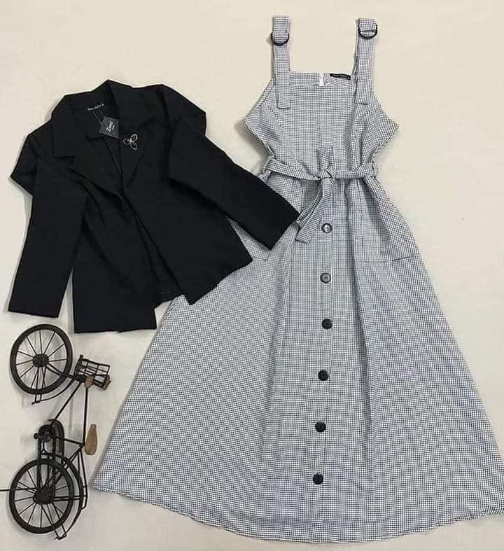 Premium Western Denim Blazer Gown Tops for Women