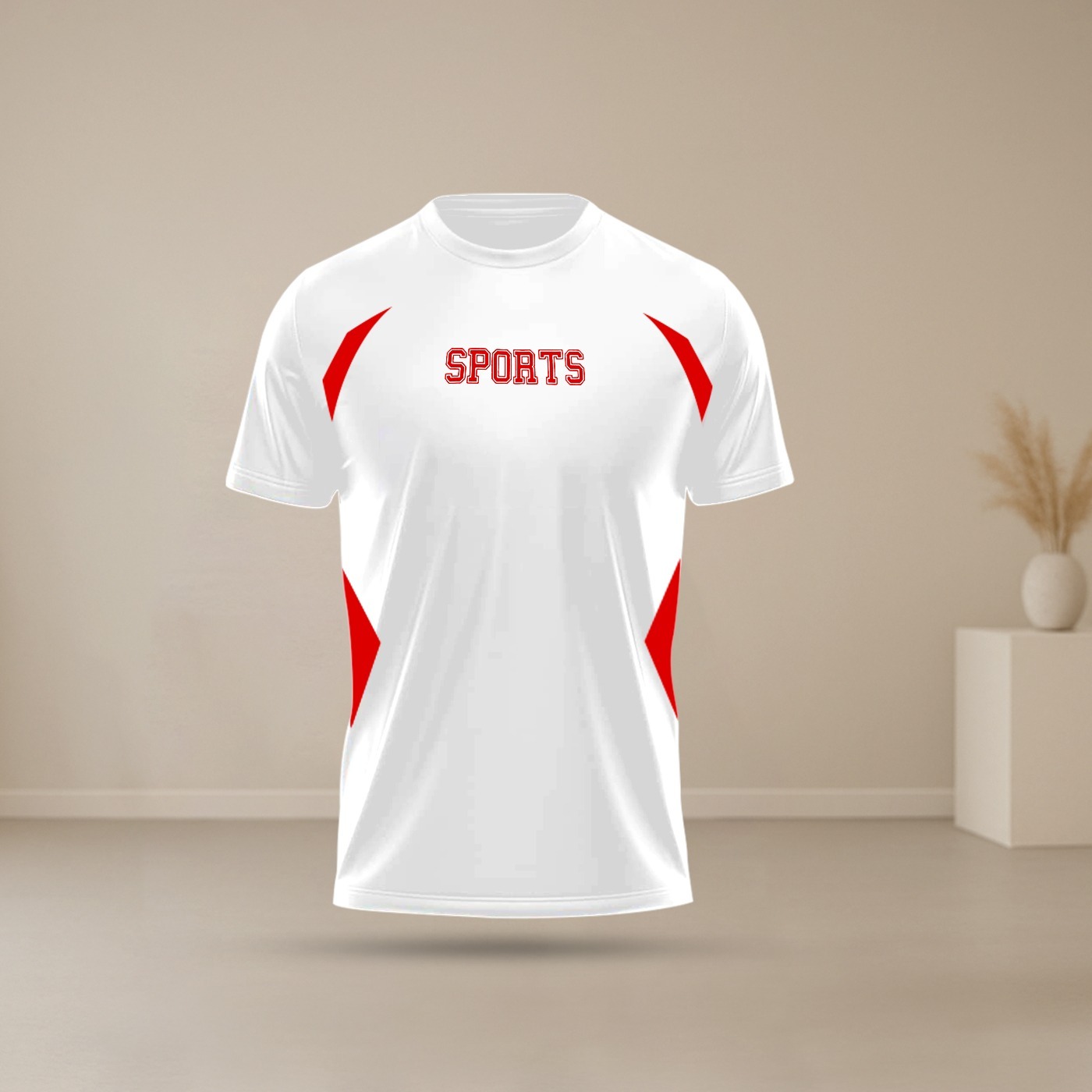 Stylish Half Sleeve Sports T-shirt China PP 160 GSM