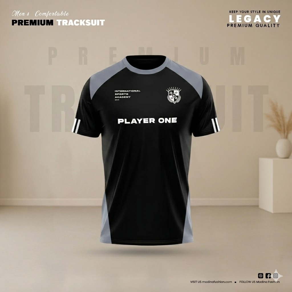 Stylish Half Sleeve Sports T-shirt China PP 160 GSM
